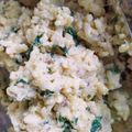 El cooksnap de Glaucia Irene cuando hizo Arroz Kesu (arroz cremoso con queso).