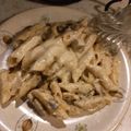 Fakhra Rubab's cooksnap of when they made Chicken Alfredo pasta with white sauce.