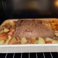 El cooksnap de Paulo Paulek cuando hizo Lomo vetado con verduras al horno.
