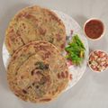 Rekha Vora's cooksnap of when they made ઘઉં ના લોટ ના લછા પરાઠા (Ghau na Lot Na Laccha Paratha Recipe In Gujarati).