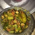 Shazi Mudabbir's cooksnap of when they made Bhindi fry.