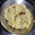 pinal Patel's cooksnap of when they made Rava sheera.
