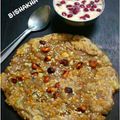Bishakha Kumari Saxena's cooksnap of when they made Thalipeeth.