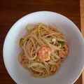Cooksnap dari Ika Wulansari untuk resep Garlic Prawn Spaghetti