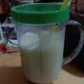 El cooksnap de Mª Cristina García cuando hizo Batido de pepino.