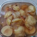 El cooksnap de Valeria cuando hizo Compota de durazno.