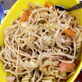 Khalida Misbah's cooksnap of when they made Spaghetti.