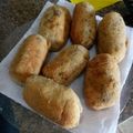 El cooksnap de Lauri Ricci cuando hizo Croquetas de pollo y bechamel.