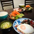 El cooksnap de 🇺🇾 𝓚𝔂𝓸 🇯🇵　🎉JPN-UY 100°ANIVERSARIO 🇺🇾🇯🇵EN 2021🎉 cuando hizo Verduras tricolor con Salsa de miso vinagre Japonés SUMISOAE🇺🇾🇯🇵酢味噌和え（三色和え）.
