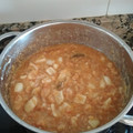 El cooksnap de Noemi P. cuando hizo Pota en salsa.