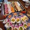 ひっこ's cooksnap of when they made スーパーのお寿司をお皿に盛り付ける。.