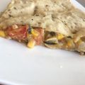 El cooksnap de Fernanda Campos cuando hizo Pascualina de verduras.