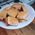 El cooksnap de PatyJoa Rocha cuando hizo TORTA DE FIAMBRE 🧀🥓 con masa licuada.