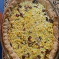 El cooksnap de mari cuando hizo Quiche de pollo, champiñón y choclo🌽🍗🍴.