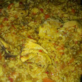 El cooksnap de Flavia Mustafa cuando hizo Arroz Amarillo Con Pollo.