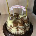 Cooksnap dari Eva Budiarti untuk resep PUDING ZEBRA Roti Tawar
