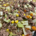 El cooksnap de Fiorella Quirós cuando hizo Picadillo de chayote y carne molida.