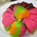 Cooksnap dari Dhede Sukma untuk resep Bolu Kukus Pelangi (2 telur)