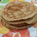 El cooksnap de Miriam Miranda cuando hizo Hotcakes de Avena y Banana.