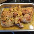 El cooksnap de anabelyjc cuando hizo Muslos de pollo a la naranja con patatas asadas.