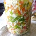 El cooksnap de Luis LeCroix cuando hizo Salsa criolla.