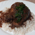El cooksnap de Monika Nosowska cuando hizo Carrilleras de cerdo guisadas al vino tinto.