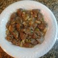 El cooksnap de andreapozzo cuando hizo Guiso de Fideos (Mostacholes con Carne).