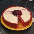 El cooksnap de Karen Yablonskas cuando hizo Red Velvet para enamorados.