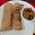Bindi Dey's cooksnap of when they made মুগডালের ধোসা (moong daler dosa recipe in Bengali).