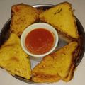 Nirmala Rajput का कुकस्नैप जब उन्होंने ब्रेड पकौड़े (स्ट्रीट स्टाइल) (Bread pakode /street style recipe in hindi) बनाया था।