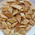 liliom1229 Cooksnap-ja, amikor elkészítette a(z) Medvehagymás sajtos keksz recept receptet.