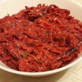 Cooksnap-ul lui alex atunci când a preparat Salata rusească cremoasa de sfeclă rosie.