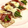 El cooksnap de Irene-Guirao cuando hizo Saquitos de carpaccio y espárragos verdes.