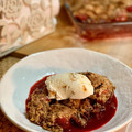 El cooksnap de Irene-Guirao cuando hizo Crumble de frutos rojos ¡típica receta inglesa!.