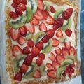 El cooksnap de Ana Insa Gimenez cuando hizo Hojaldre de crema con frutas.