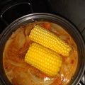 El cooksnap de Pepe Montt cuando hizo Cazuela de osobuco con chuchoca.