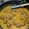 El cooksnap de Esther Herrera cuando hizo Albóndigas de ternera en salsa española.