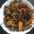 Anshi chauhan's cooksnap of when they made ભીંડા બટાકા નું શાક (Bhinda Bataka Shak Recipe In Gujarati).
