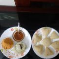 Rita mehta का कुकस्नैप जब उन्होंने सांबर इडली और चटनी के साथ(sambar idli aur chatni ke saath recipe in hindi) बनाया था।