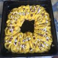 El cooksnap de cristinarecetas cuando hizo Rosca de Reyes o Pascua rellena.