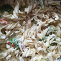 El cooksnap de Yayis OneHunderfires cuando hizo Pasta con crema /quesoBrócoli y zanahorias.