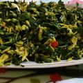 Cooksnap dari Nila Suryadin untuk resep Tumis daun singkong dan kembang kates