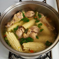 El cooksnap de Hugo Guzman cuando hizo Sopa de Pollo ecuatoriana.