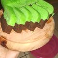 Cooksnap dari @idah untuk resep Brownies kukus coklat pandan no mixer, murah, anti gagal 😋😋😋