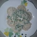 El cooksnap de Blanca Acosta cuando hizo Sorrentinos caseros de jamón y queso.