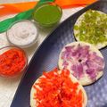 Shipra Gandhi's cooksnap of when they made Tricolor Uttapam.