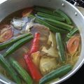 Cooksnap Lina Yusoff semasa beliau membuat Ikan Kembung Masak Pindang.