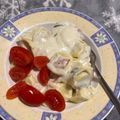 Cooksnap από Ραφαέλα Τόκα στη συνταγή Τορτελίνια αλά πάνα με μοτσαρέλα