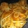 El cooksnap de Floor Toledo cuando hizo Fideos de arroz con chorizos a la pomarola.