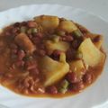 El cooksnap de Pilar Rodríguez cuando hizo Potaje de alubias rojas con chistorra.